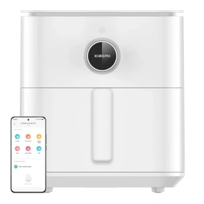 Imagen de Freidora de aire Xiaomi Smart Air Fryer 6.5L, 1800W, 40 220ºC, Control por App, Asistente Google, Blanco