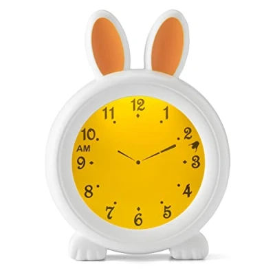 Imagen de Alecto BC100BUNNY Reloj Despertador Educativo con Alarma/luz Nocturna Blanco