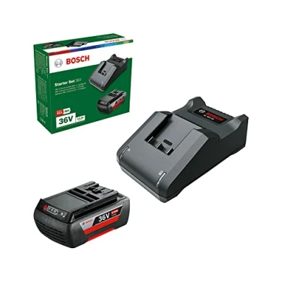 Imagen de Bosch kit de iniciación 36 V (1 batería y 2,0 Ah, cargador AL 36V 20, embalaje en caja)
