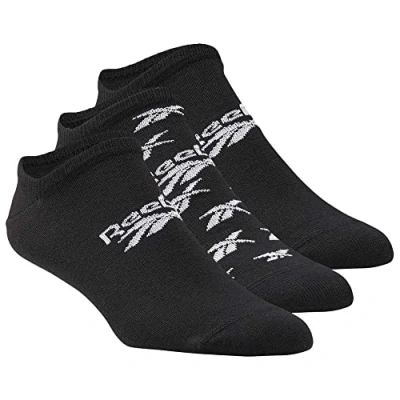 Imagen de Reebok CL Fo Invisible Sock 3P Calcetines, Unisex Adulto, Negro, M