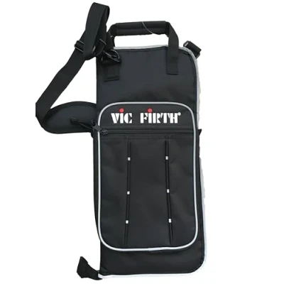 Imagen de Vic FIrth Bolsa clásica para baquetas color negra con VF Logotipo