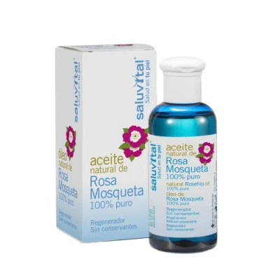 Imagen de Saluvital Aceite de Rosa Mosqueta Puro 100% Obtenido por primera presión en frío Hidratante Anti envejecimiento 100ml