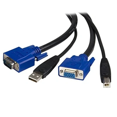 Imagen de StarTech.com SVUSB2N1_6 Cable KVM de 1.8 m (VGA, USB), Multicolor