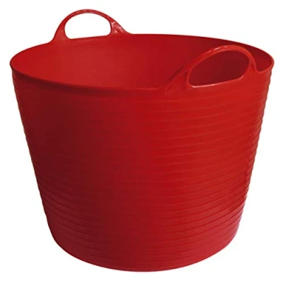Imagen de EXCELLENT Suministros Para El Caballo Flexi Flexbag Trough Rojo 42 Litros