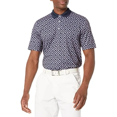 Imagen de Amazon Essentials Polo de Golf Secado Rápido Ajuste Normal Hombre, Azul Marino Conchas Marinas, S