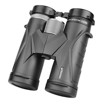 Imagen de NOCOEX 10 x 42 para Adultos, prismáticos Profesionales HD compactos observación de Aves, Viajes, Estrellas, Camping, conciertos, visitas turísticas Verde