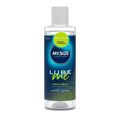 Imagen de MY.SIZE Lube Me Premium lubricante natural 100 ml I Gel y sin olor de lubricación a base agua adecuado para juguetes condones látex