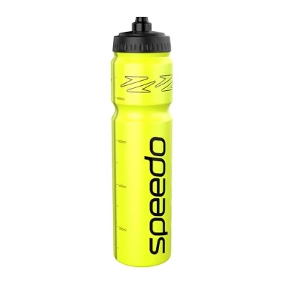 Imagen de Speedo Botella de agua 1 litro, Diseño ergonómico para Unisex Adulto, Azul, One Size
