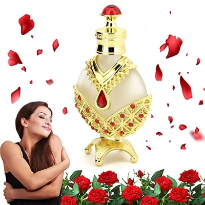 Imagen de Hareem Al Sultan Gold Aceite de Perfume Concentrado, Mujer,Aceite Árabe,Aceite Oro Árabe para Uso Diario (35ml)