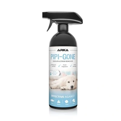 Imagen de ARKA Pipi Weg Dog 750ml Eficaz quitamanchas y eliminador de olores, elimina eficazmente la orina, las heces, el vómito saliva del perro alfombras tapicerías.