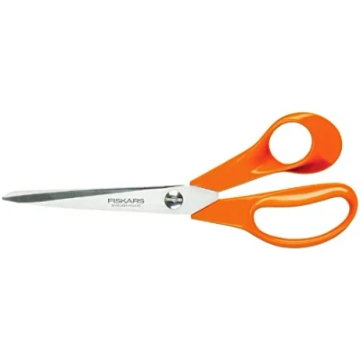 Imagen de Fiskars Tijeras de jardín S90, Longitud: 21 cm, Hojas acero inoxidable/Mango Plástico, Clásicas, Naranja, 1001539