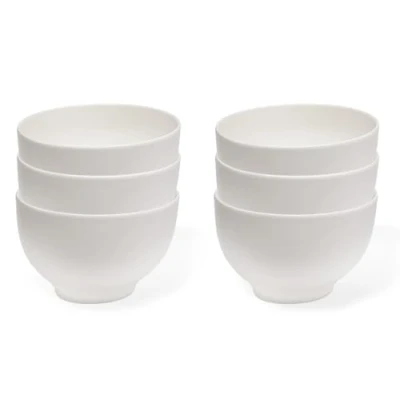 Imagen de vivo by Villeroy &amp; Boch Group Bol Basic White Set de boles para comidas agradables, porcelana premium, blanco, apto lavavajillas, 750 ml
