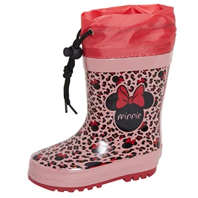 Imagen de Disney Minnie Mouse Wellingtons Botas de nieve para niñas con forro polar, Pink, 23 EU