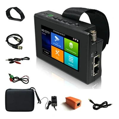 Imagen de Probador de cámara IPC Monitor CCTV IP H.265 4K 8MP TVI CVI AHD Analógico 5 en 1 Muñeca Test WIFI...