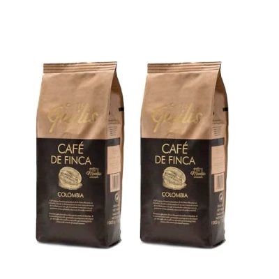 Imagen de CAFES GUILIS DESDE 1928 AMANTES DEL CAFE Café de Colombia en Grano Arábica Tueste Natural. Finca Mocatán 2 Kg