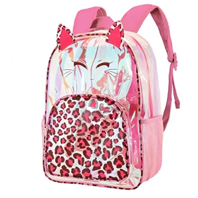 Imagen de Oh My Pop! Feline Mochila Laser, Rosa, 31 x 44 cm, Capacidad 22.5 L
