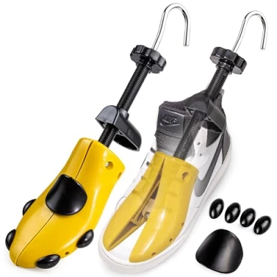 Imagen de SULPO Estirador de zapatos talla 35 46, horma para hombre y mujer, ancho más calzador, 1 unidad, 38 40