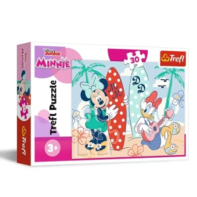 Imagen de Trefl Disney, Minnie 30 Piezas Puzle de Colores con los Personajes la Serie Infantil, Entretenimiento Creativo, Juego para niños a Partir 3 años, Multicolor (18302)