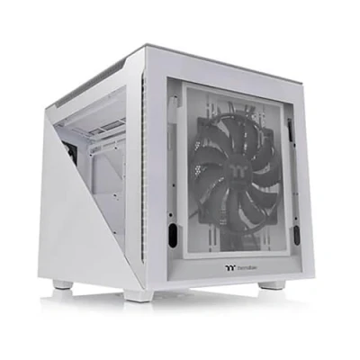 Imagen de Thermaltake Divider 200 TG Snow/Micro ATX Case/PC Case/Tempered Glass/White (CA 1V1 00S6WN 00)