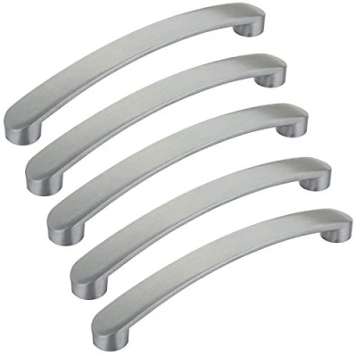 Imagen de 5 piezas SOTECH Tirador de mueble SW111 Distancia agujeros 160 mm aspecto acero inox Longitud 180 Ancho 19 Altura 26,5