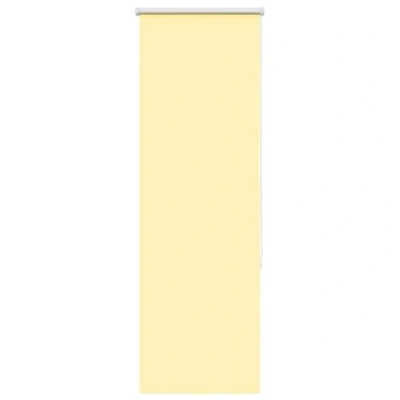 Imagen de vidaXL Estor Enrollable Opaco Amarillo 60x150 cm Tela Ancho 55,7 cm, día y Noche, de Cocina, Enrollable,