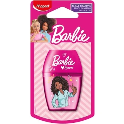 Imagen de Sacapuntas Infantil SHAKER 1 Orificio Barbie Blister Afila Sin Esfuerzo Compacto y Seguro Maped