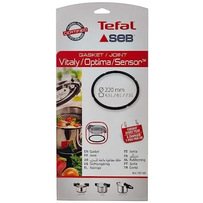 Imagen de Seb Junta de goma p. olla a presión 4,5l / 6l 7,5l diam 220 optima sensor kwisto 792189