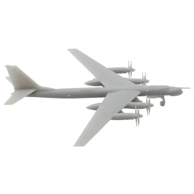 Imagen de Modelo Militar A Escala 1/2000, 1/700, 1/400, 1/350, De Resina del Avión Bombardeo TU 95MS, Combate, DIY(1/350 (140mm))