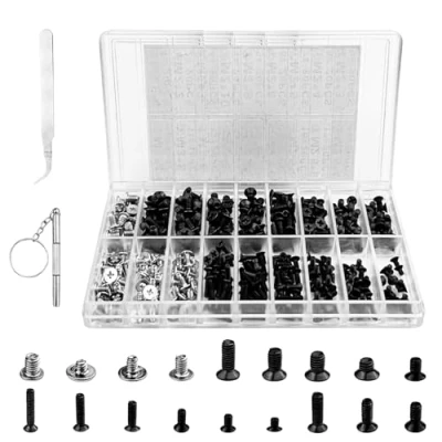 Imagen de Nicrulp 355 Piezas Tornillos M3 M2 M2.5 Ssd, del Chasis para Gafas, Tornillo de Presion, Small Screws Set, Ssd Disco Duro Ordenador Placa Base Universal Accesorios