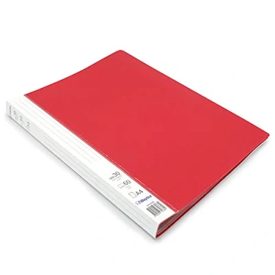 Imagen de Waytex 931332R Premium Carpeta para documentos (A4, 60 fundas, polipropileno, opaco, 30 fundas), color rojo