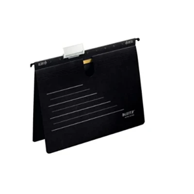Imagen de Leitz 19243095 Carpeta colgante con enganche, color negro, pack de 5