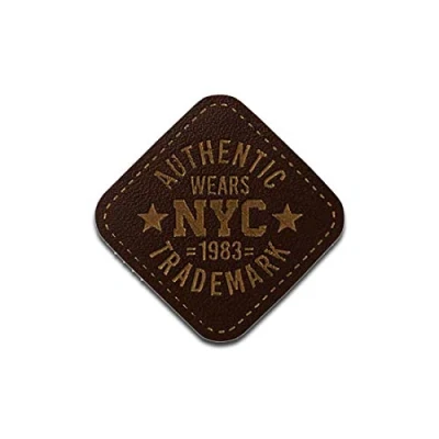 Imagen de Cuero Auténtico Viste De Nyc Parches Termoadhesivos Bordados Aplique Para Ropa, Tamaño: 3 x cm