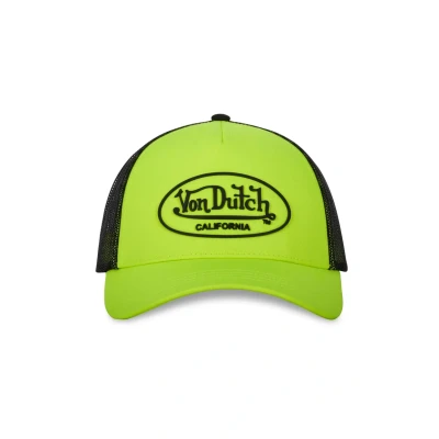 Imagen de Von Dutch Gorra para hombre y mujer, ajustable, camionero FLUO, amarillo, Talla única