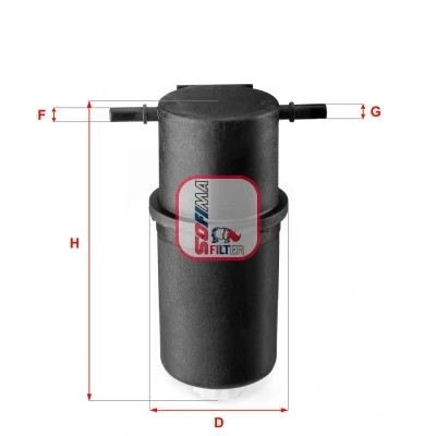Imagen de Filtro de combustible SOFIMA S4144NR