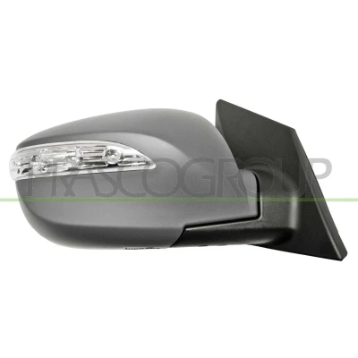 Imagen de Espejo retrovisor Prasco Premium HN8057383P derecha imprimado eléctrico calefactable, convexo, no tintado HYUNDAI: ix35