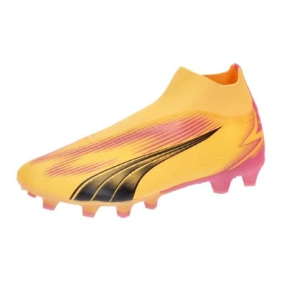 Imagen de Puma Ultra MATCH+ LL FG/AG Botas de fútbol con tacos, Hombre, Talla: 44, Sun stream/black/sunset glow Zapatos