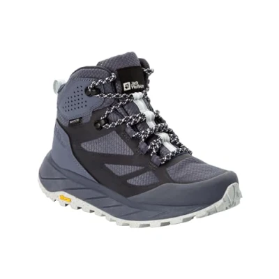 Imagen de Jack Wolfskin Terraventure Texapore Mid W, Zapatillas para Caminar Mujer, Delfín, 40.5 EU