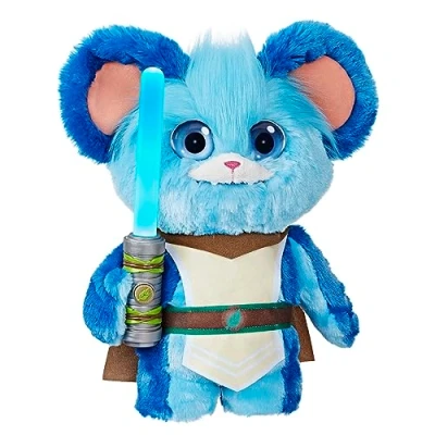 Imagen de Star Wars Young Jedi Adventures Nubs parlachín Peluche electrónico Juguete para niños y niñas en Edad Preescolar
