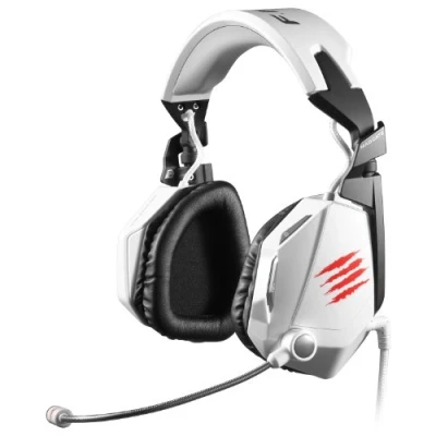 Imagen de Mad Catz Cyborg F.R.E.Q.5 Stereo Gaming Headset F Auricular F.R.E.Q. 5 Blanco