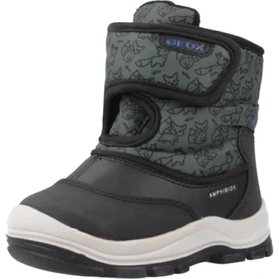Imagen de Geox B FLANFIL Boy ABX, Bota de Nieve Bebé Niños, Black/Forest, 24 EU