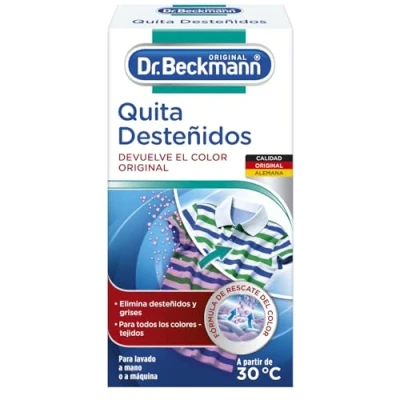 Imagen de Dr. Beckmann Quita Desteñidos Elimina con eficacia las manchas y decoloraciones de la colada Restaura los colores originales 75 g