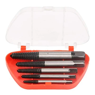 Imagen de Akozon 5pcs Juego de Extractores tornillos 3 18mm RT Q05 Extractor Rotos Perno Fácil Sacar Conjunto Herramientas Eliminación