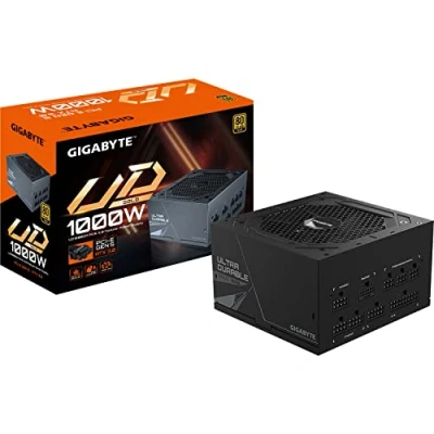 Imagen de Gigabyte UD1000GM PG5 V2 1000W 80 Plus Gold Totalmente Modular ATX 3.0 Fuente de alimentación