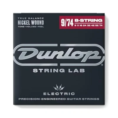 Imagen de DUNLOP Juego de 8 cuerdas eléctricas Hybrid Extra Light 9 74