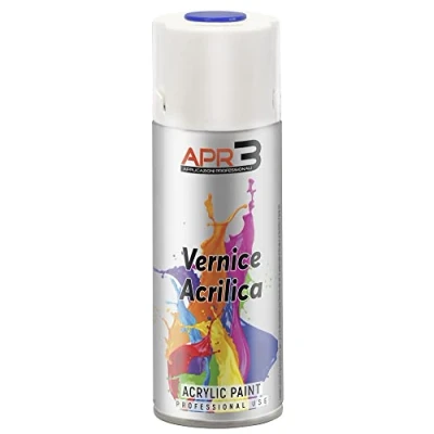 Imagen de APR3 Pintura Acrílica en Spray, Color Azul Tráfico, RAL 5017, Perfecto para Múltiples Aplicaciones Exterior e Interior, 400 ml