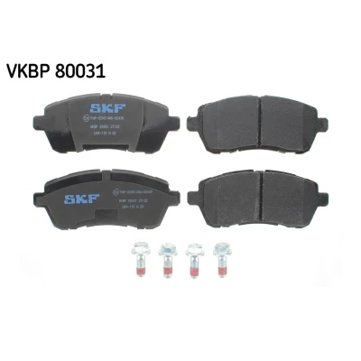 Imagen de SKF VKBP 80031 Juego de pastillas freno no preparado para indicador desgaste FORD: FIESTA 6 Van