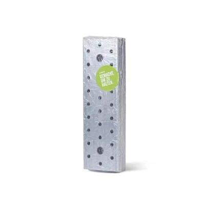 Imagen de Alberts 339074 Pletina perforada, Galvanizado Sendzimir, 200 x 60 mm, Juego de 12