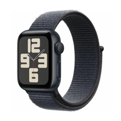 Imagen de Apple Watch SE 2024 40mm Negro (Correa Nailon Negra)