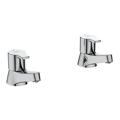 Imagen de Ideal Standard B1147AA Grifos pilares de bañera, Cromado, Bath Pillar Taps