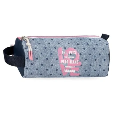 Imagen de Pepe Jeans Noni Denim Estuche Redondo Multicolor 23x9x9 cms Poliéster by Joumma Bags